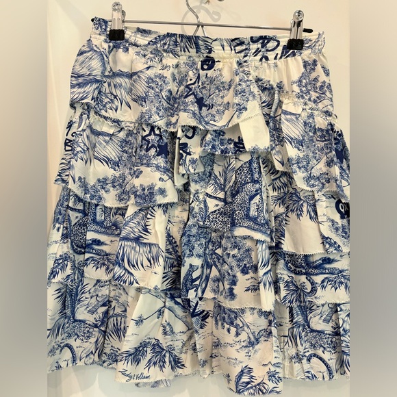 Zadig & Voltaire Printed Ruffled Skirt - Picture 4 of 11